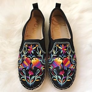 Sam Edelman Carrin Espadrille Platforms Size 7